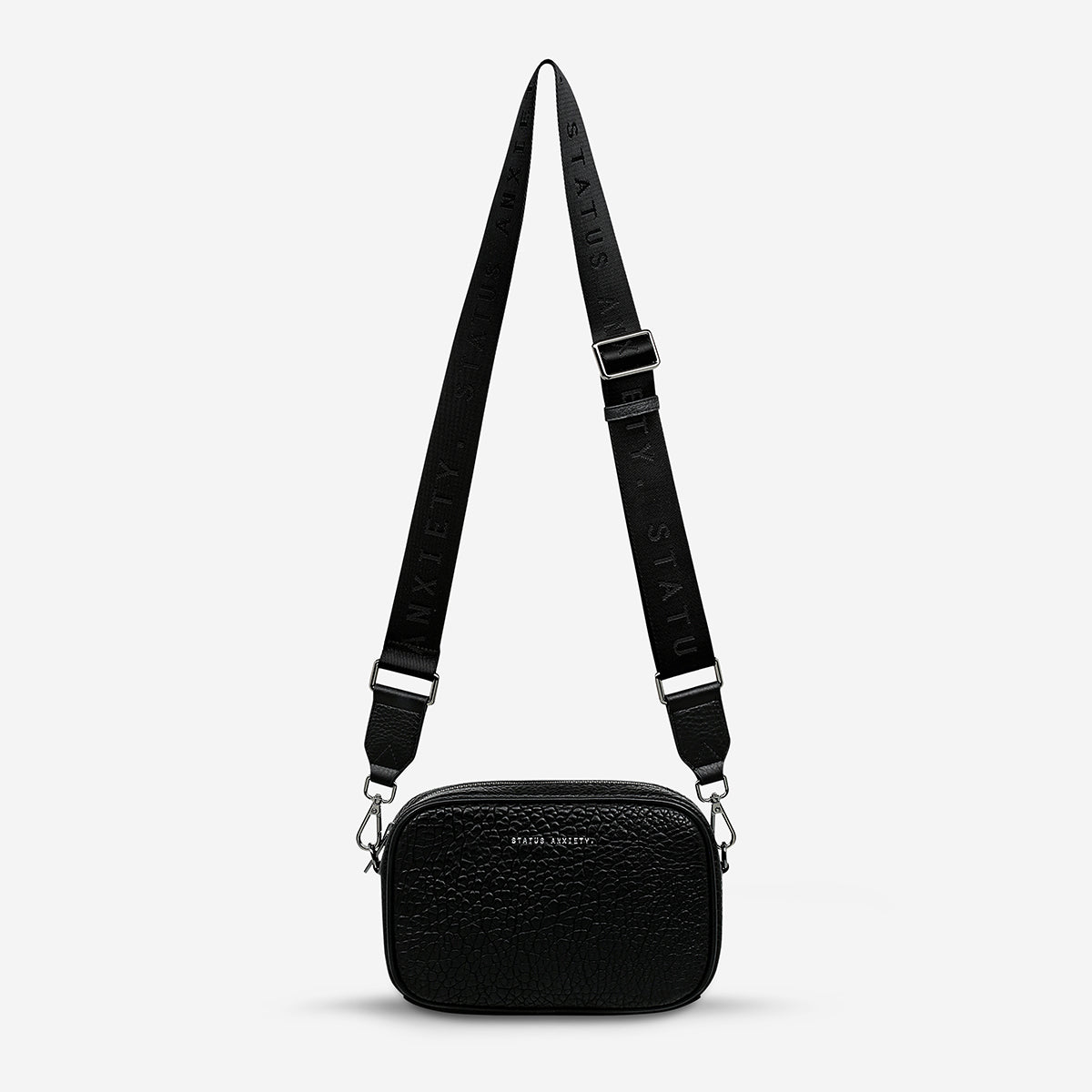 Status Anxiety Plunder With Webbed Strap - Black Bubble Status Anxiety