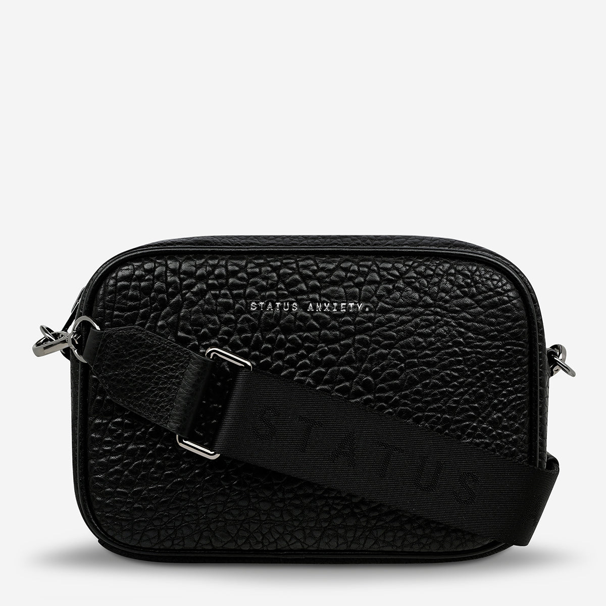 Status Anxiety Plunder With Webbed Strap - Black Bubble Status Anxiety