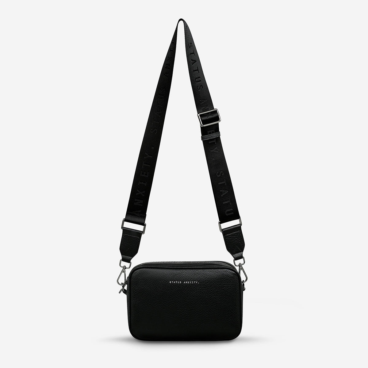 Status Anxiety - Plunder With Webbed Strap (Black) Status Anxiety