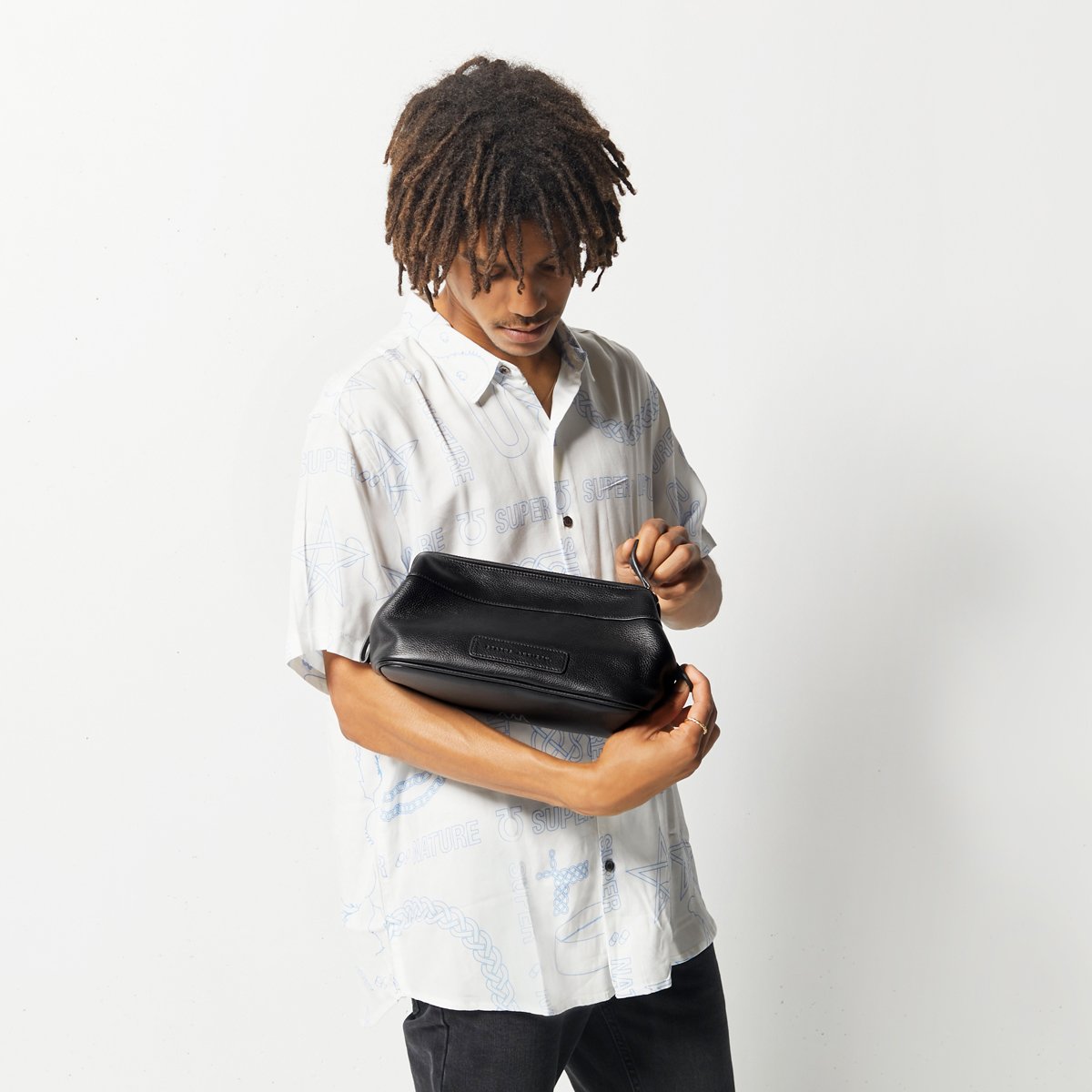 Status Anxiety Liability Toiletries Bag - Black Status Anxiety