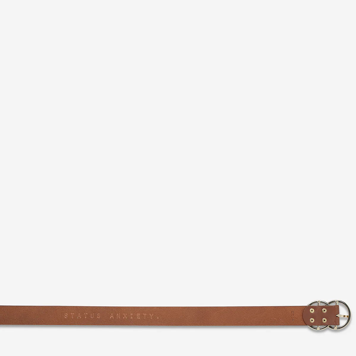 Status Anxiety Mislaid Belt - Tan/Gold Status Anxiety