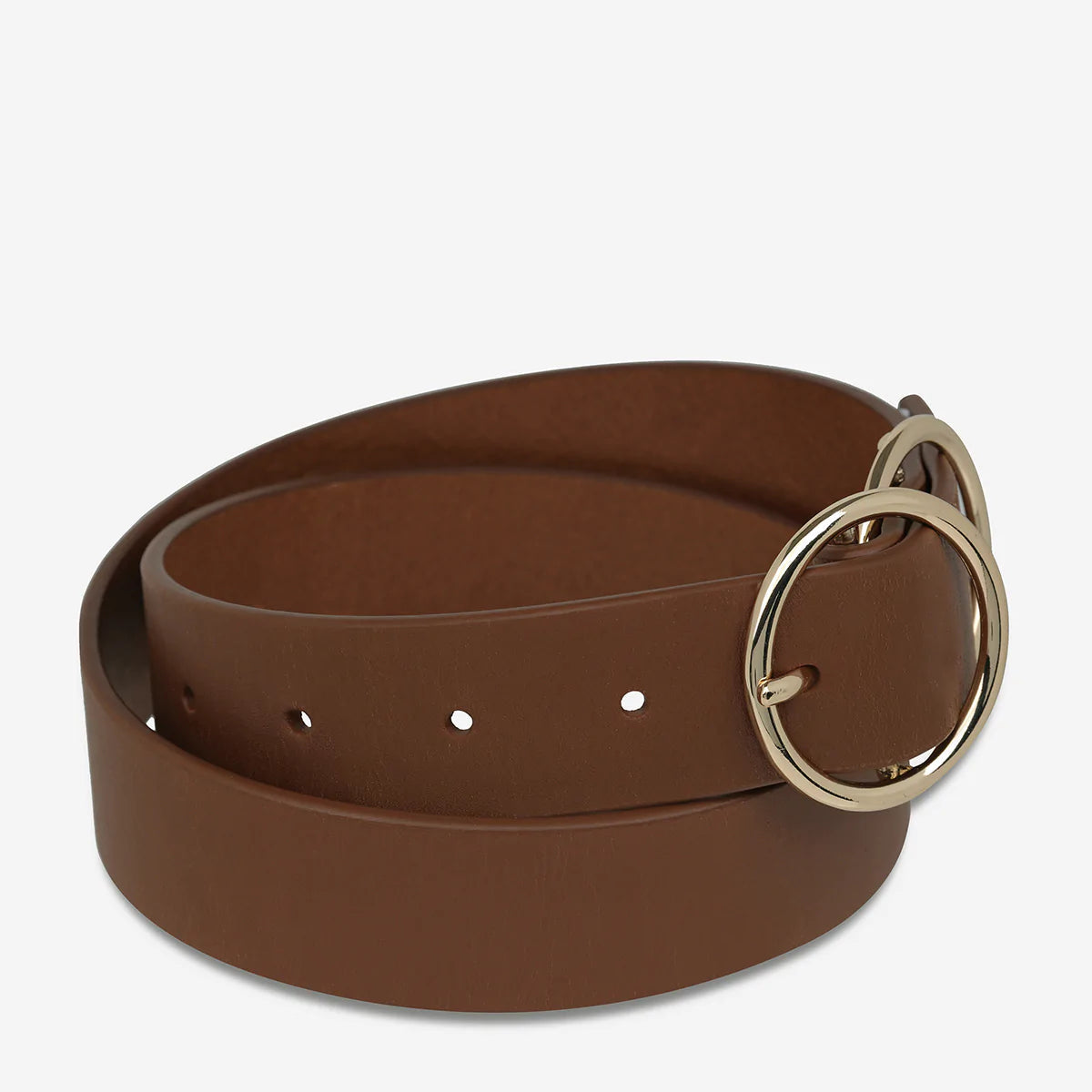 Status Anxiety Mislaid Belt - Tan/Gold Status Anxiety