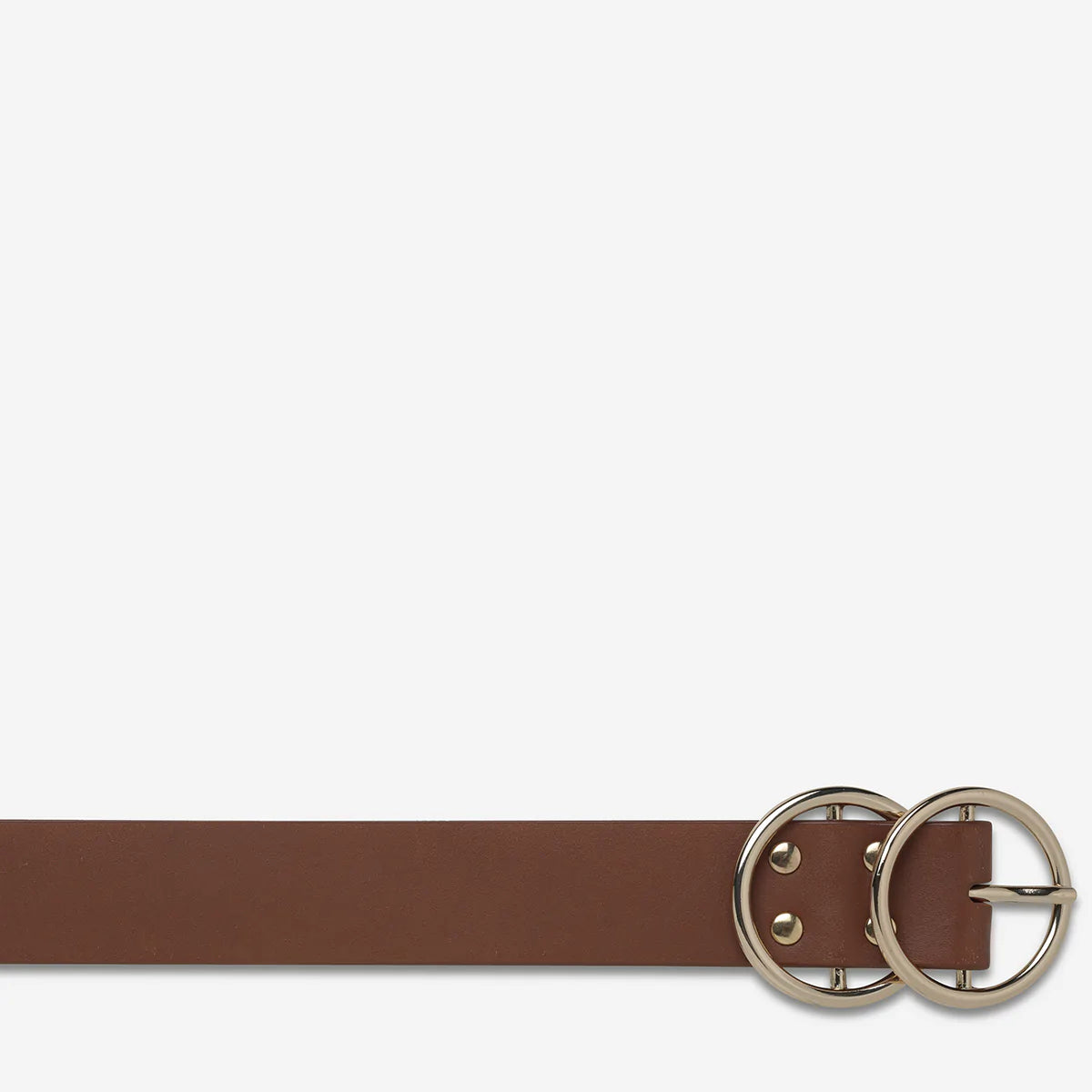 Status Anxiety Mislaid Belt - Tan/Gold Status Anxiety