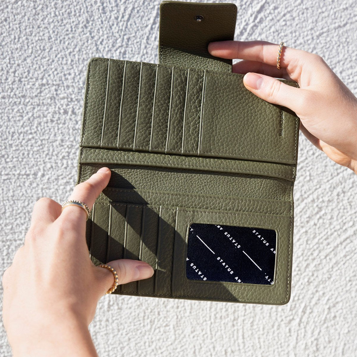 Status Anxiety - Ruins Wallet (Khaki) Status Anxiety