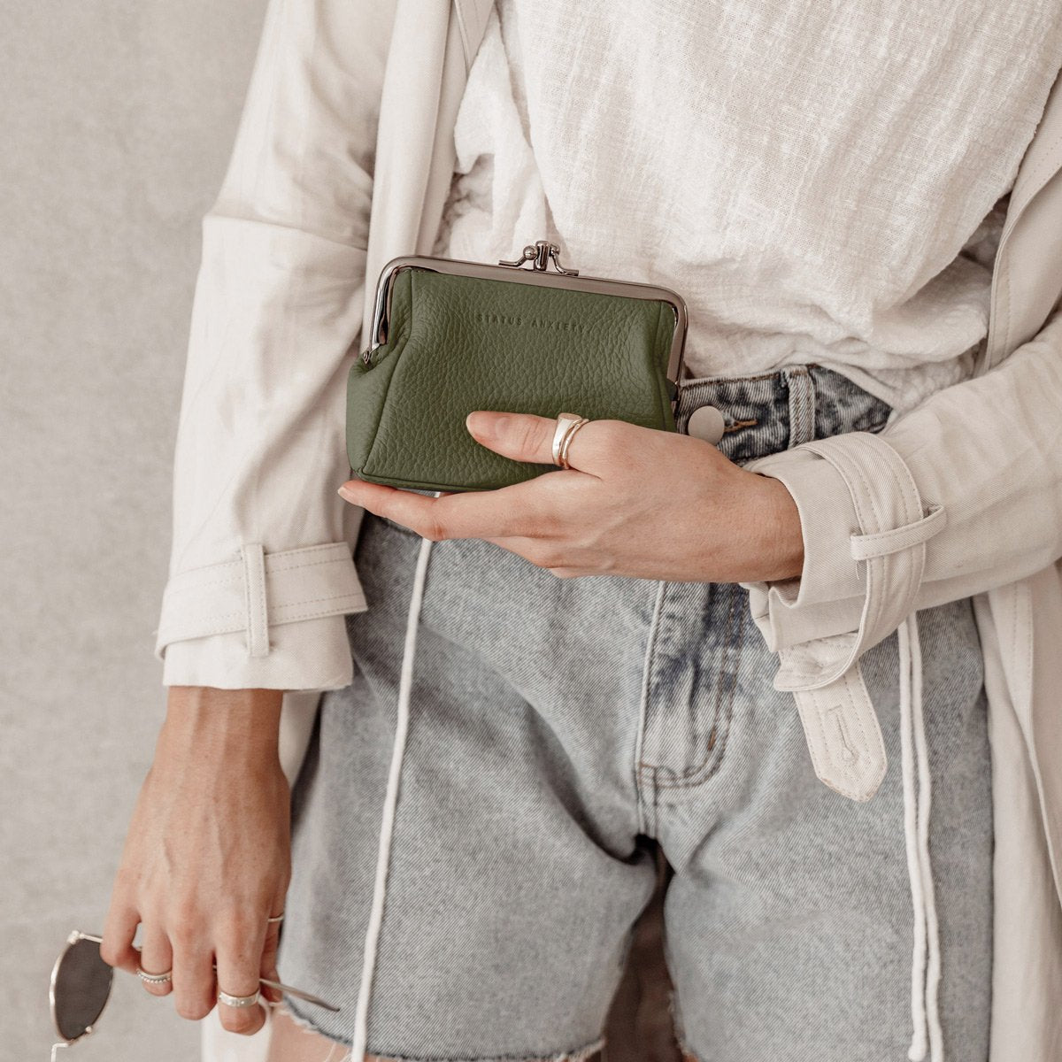 Status Anxiety Volatile Purse - Khaki Status Anxiety