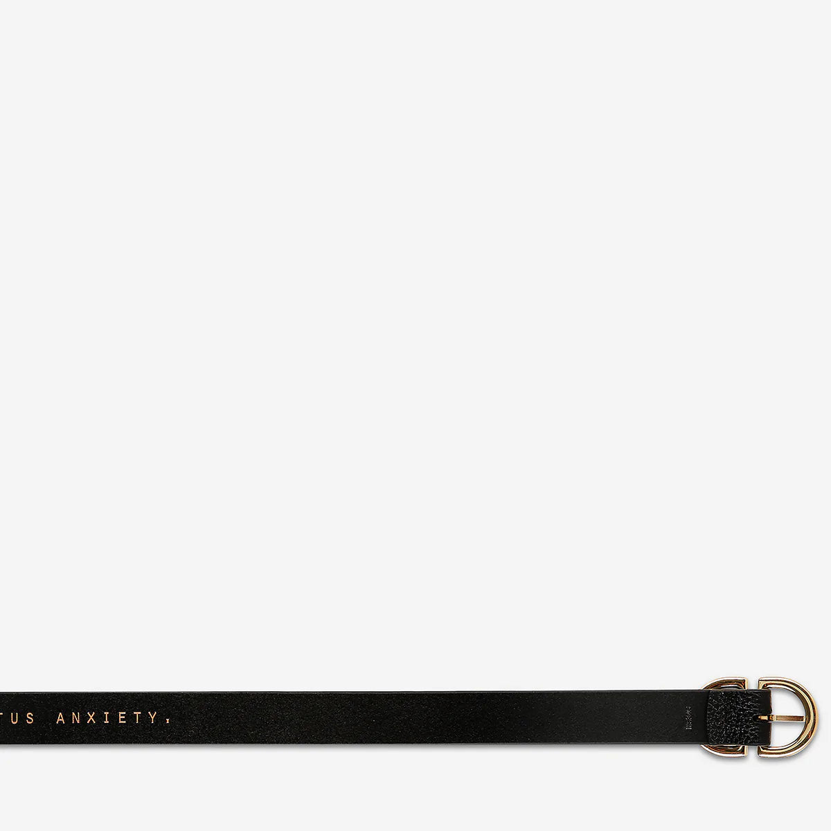 Status Anxiety In Reverse - Black/Gold Status Anxiety