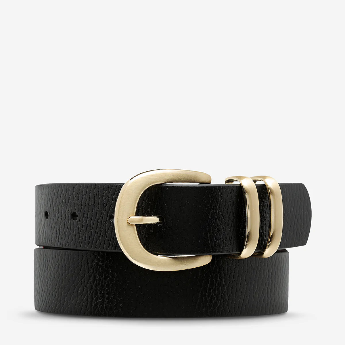 Status Anxiety - Let It Be Belt (Black/Gold) Status Anxiety