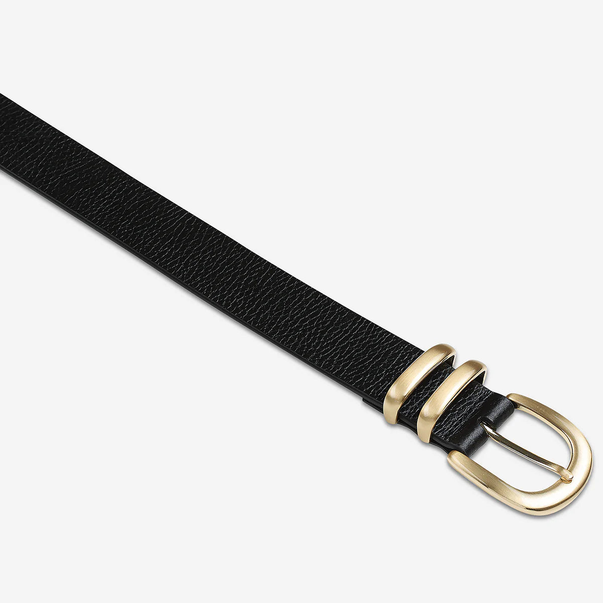 Status Anxiety - Let It Be Belt (Black/Gold) Status Anxiety