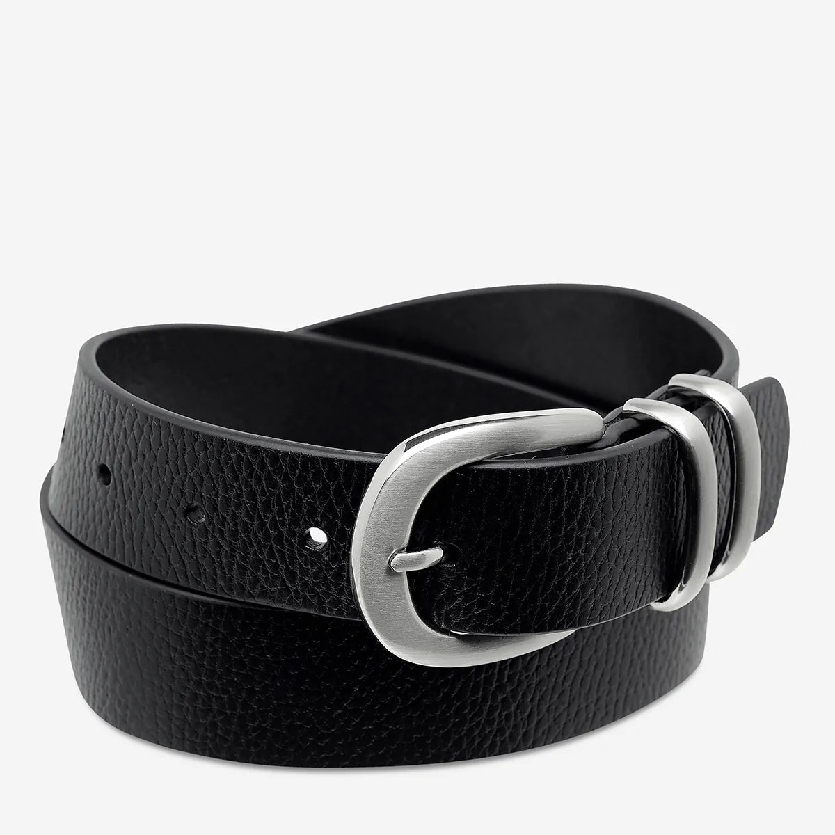 Status Anxiety - Let It Be Belt (Black/Silver) Status Anxiety
