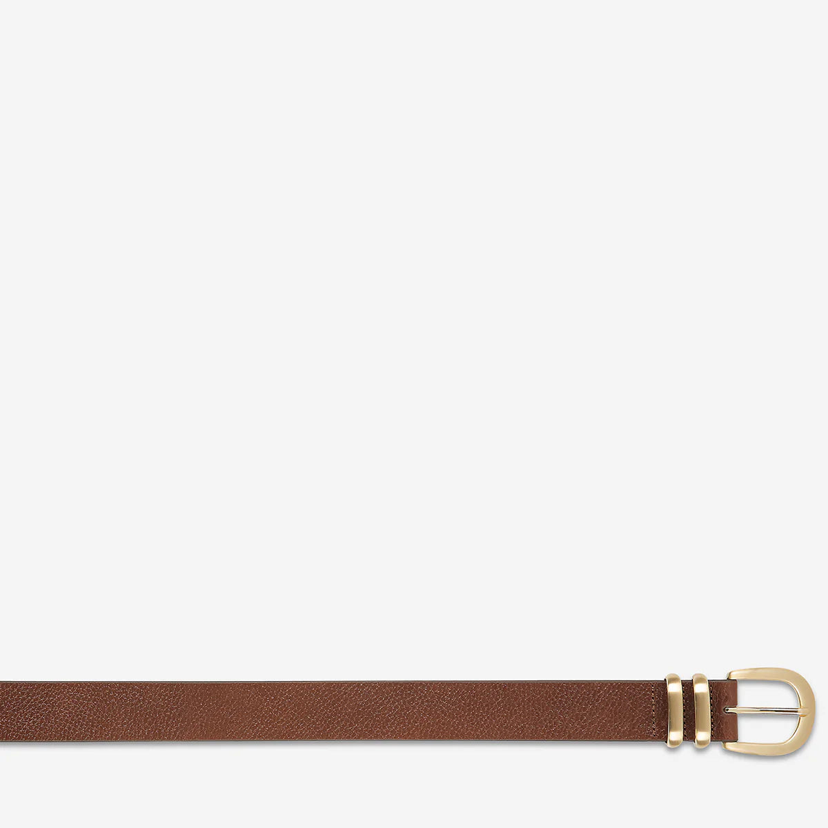 Status Anxiety - Let It Be Belt (Tan/Gold) Status Anxiety