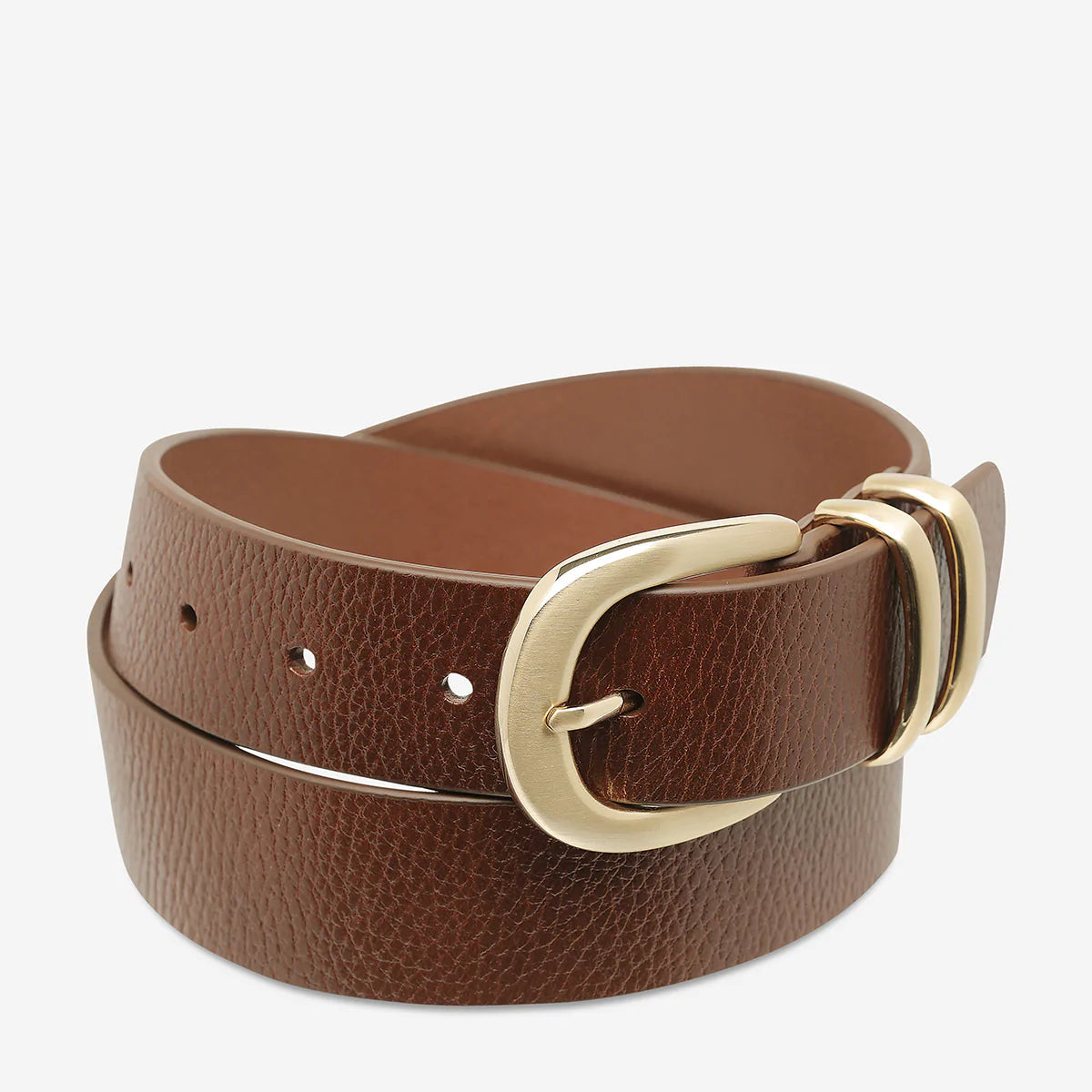 Status Anxiety - Let It Be Belt (Tan/Gold) Status Anxiety