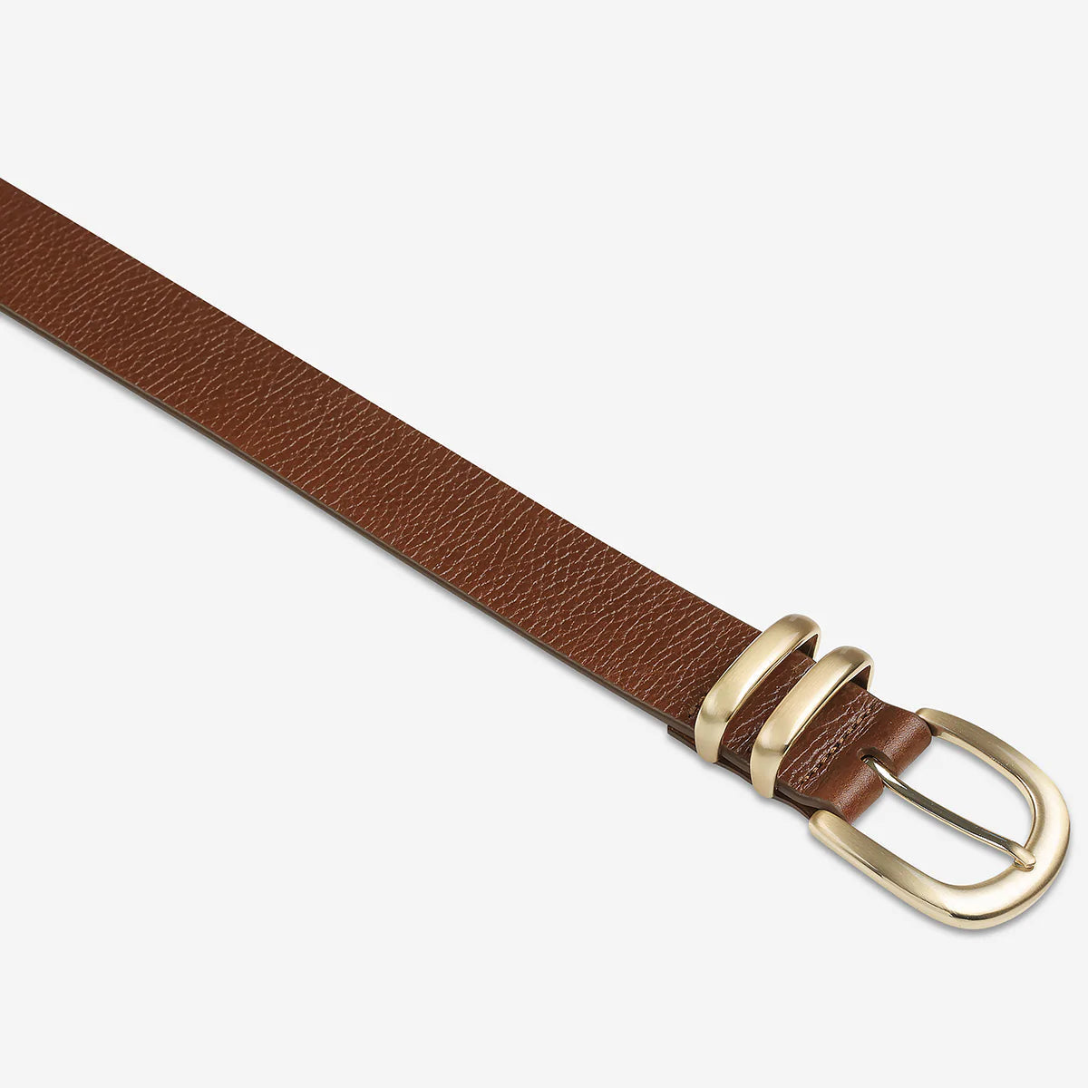 Status Anxiety - Let It Be Belt (Tan/Gold) Status Anxiety