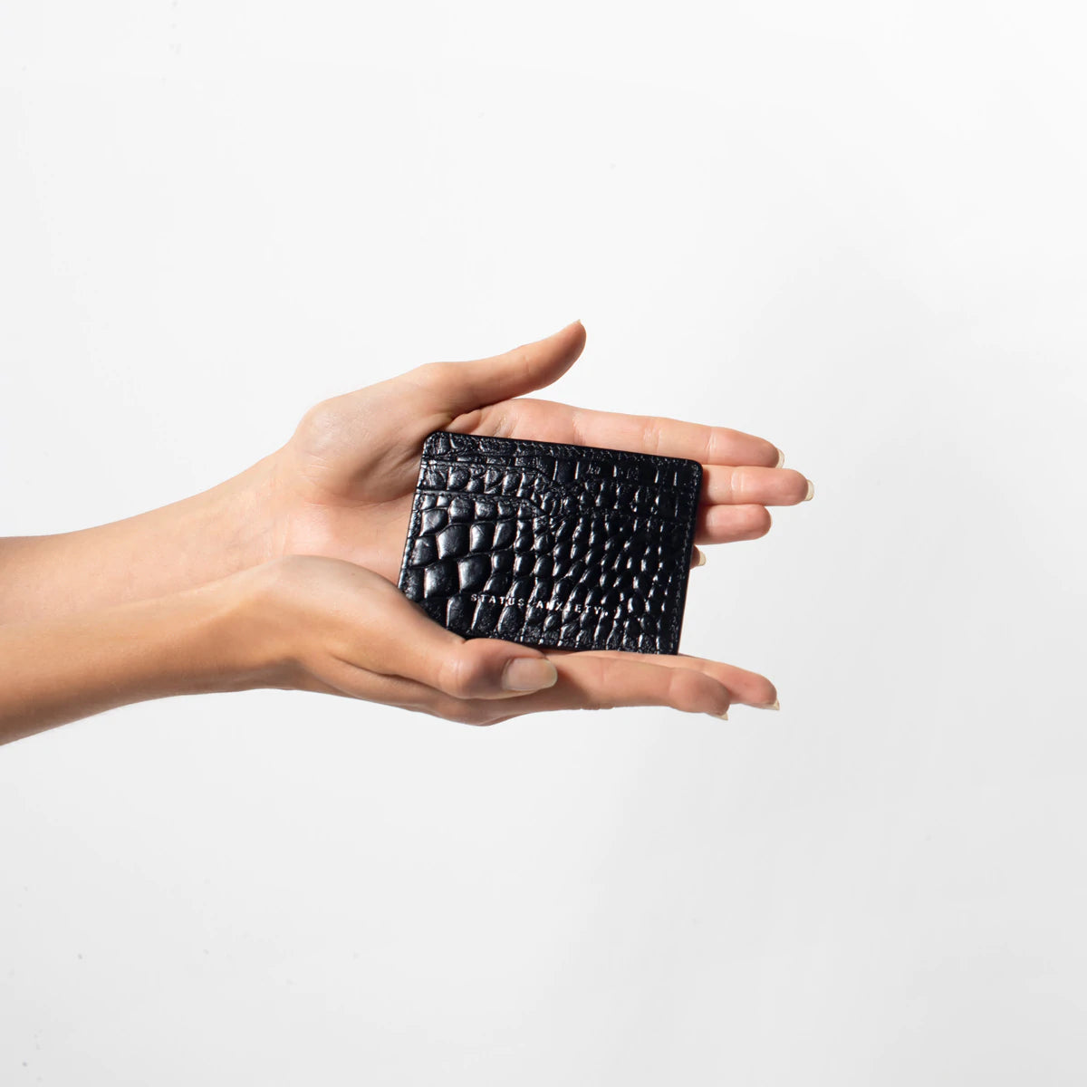 Status Anxiety Together For Now - Black Croc Emboss Status Anxiety