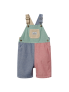 Goldie & Ace - Patchwork Stripe Burton Overalls Goldie + Ace