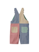 Goldie & Ace - Patchwork Stripe Burton Overalls Goldie + Ace