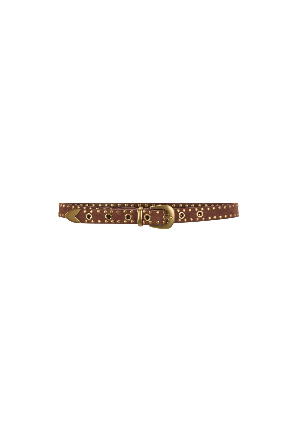 Spell - Tempest Studded Suede Belt (Tan) Spell