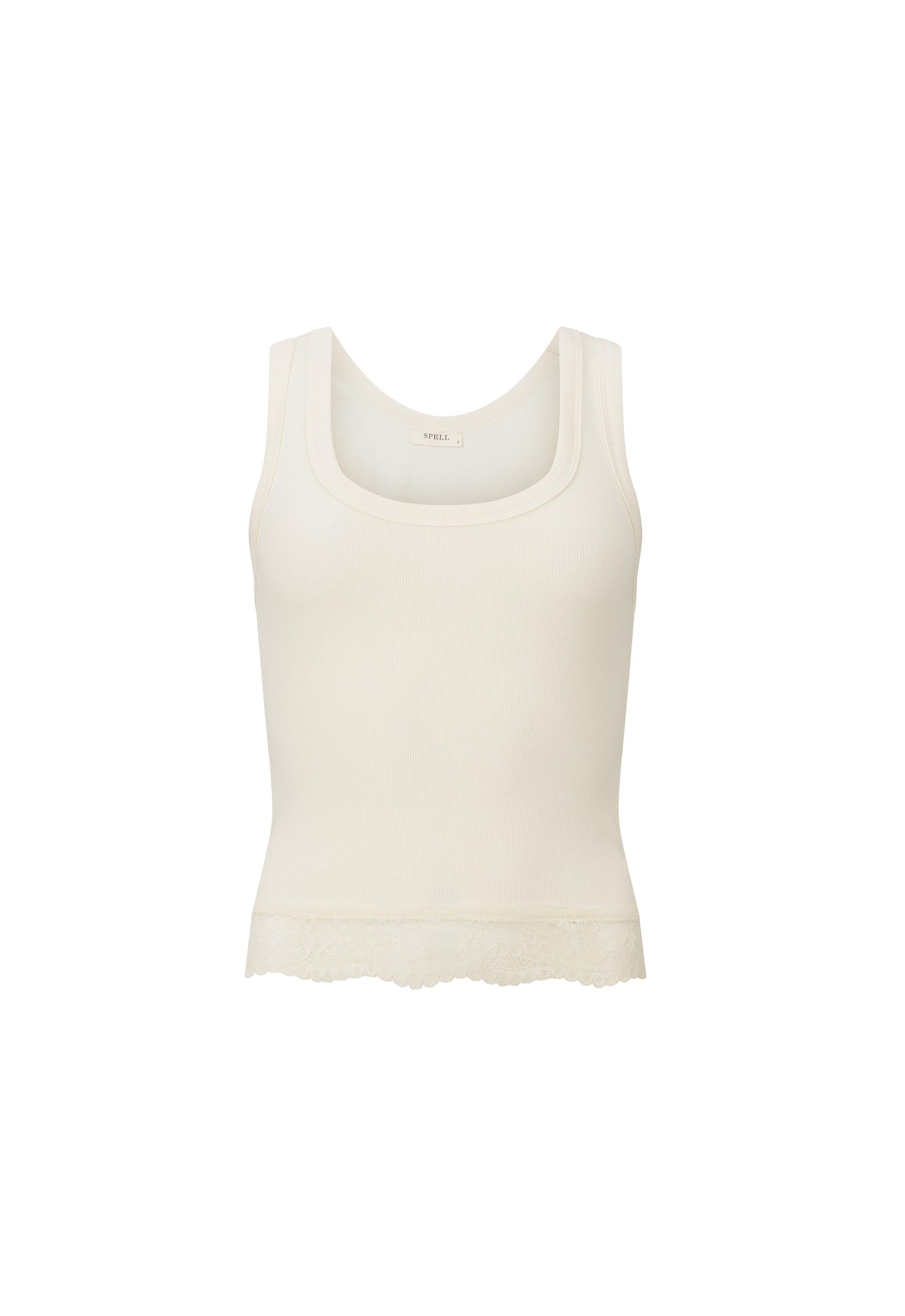 Spell - Zoe Singlet Top (Vintage Cream) Spell