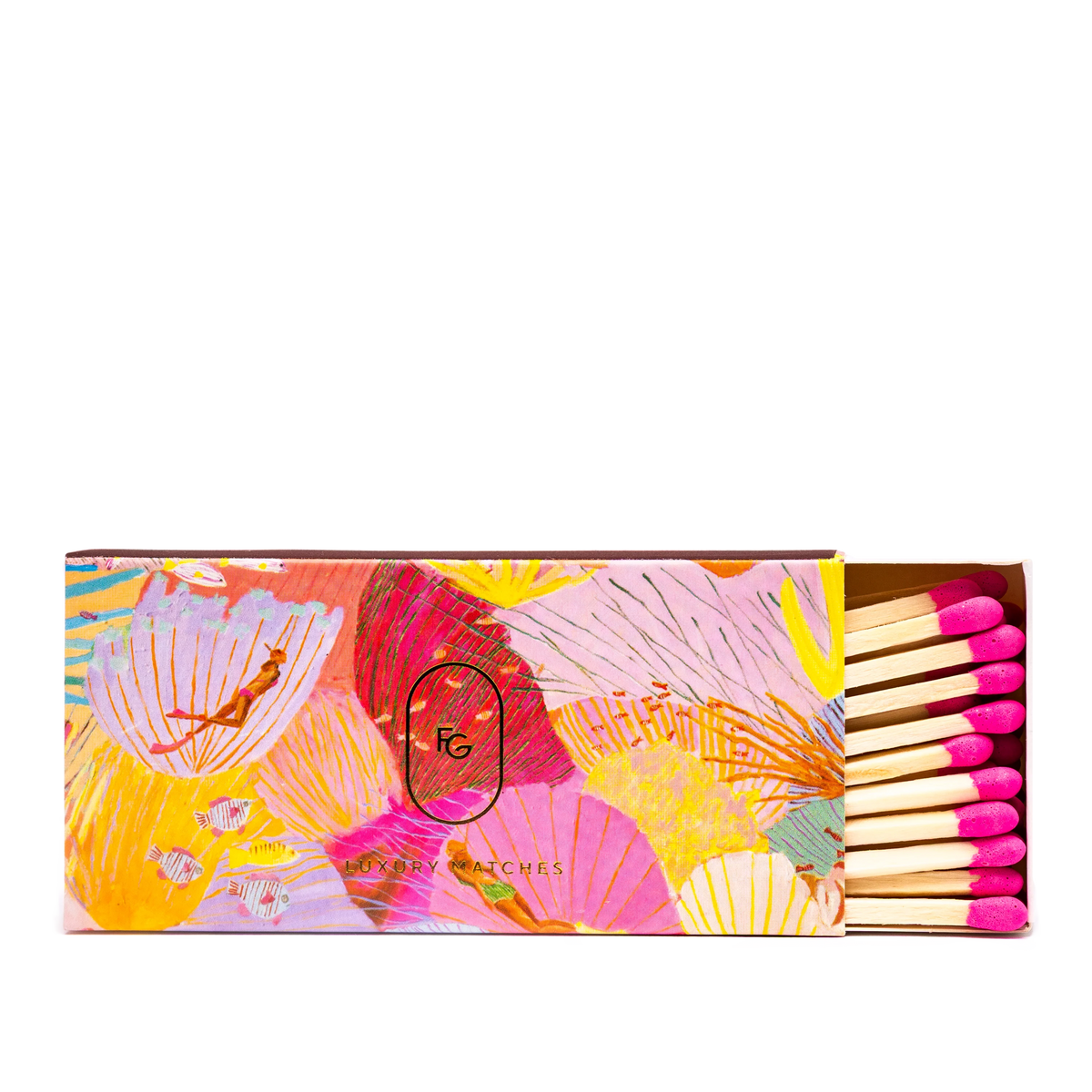 Frankie Gusti - Holiday Series Luxury Matches | Coral Bloom Frankie Gusti