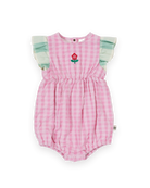 Goldie & Ace - Gingham Lani Romper Goldie + Ace
