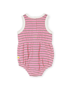 Goldie + Ace - Waffle Bubble Romper (Pink) Dear Blackbird Boutique
