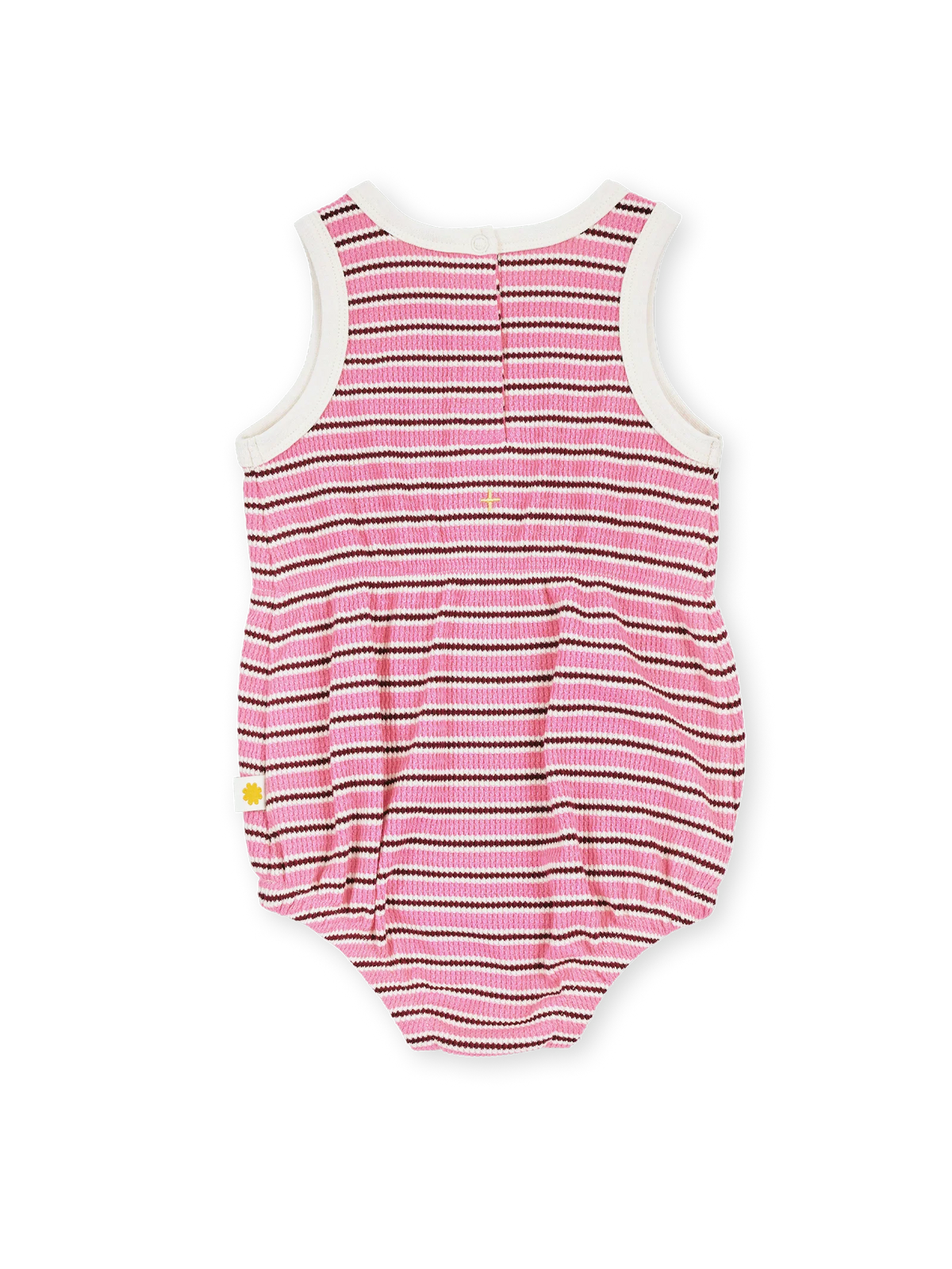 Goldie + Ace - Waffle Bubble Romper (Pink) Dear Blackbird Boutique