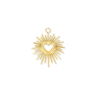 Sunbeam Heart Charm (Gold) By Barny