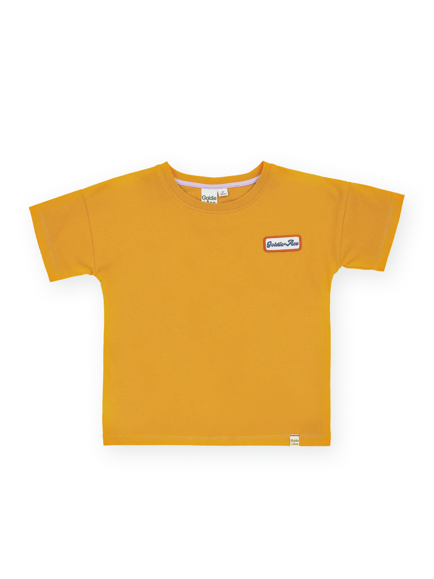 Goldie +Ace - Contrast Stitch T-Shirt (Yellow) Goldie + Ace