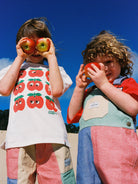 Goldie & Ace - Patchwork Stripe Burton Overalls Goldie + Ace