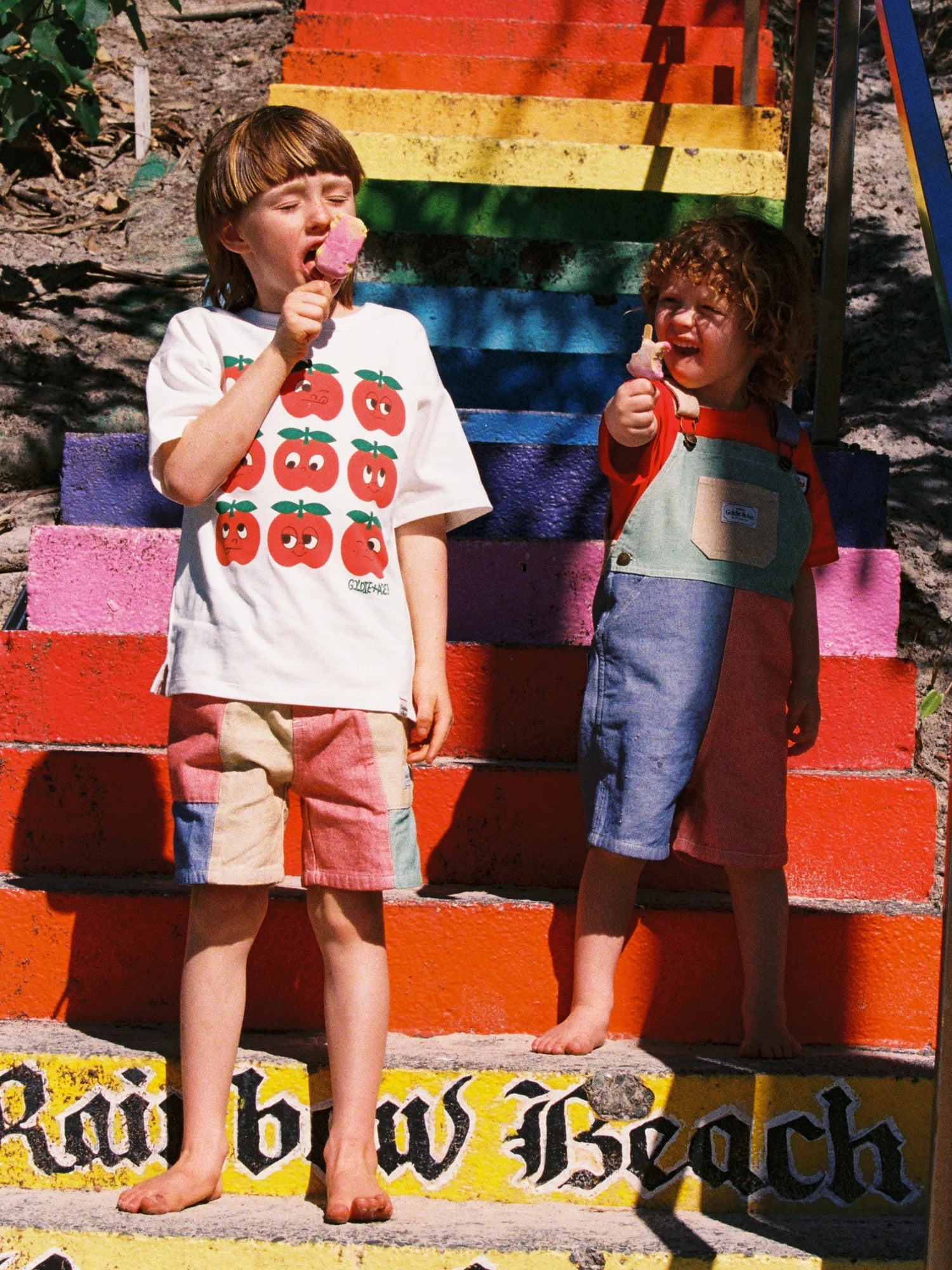Goldie + Ace - Patchwork Noah Pocket Shorts Dear Blackbird Boutique