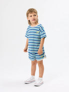 Goldie + Ace - Waffle Shorts (Blue) Goldie + Ace