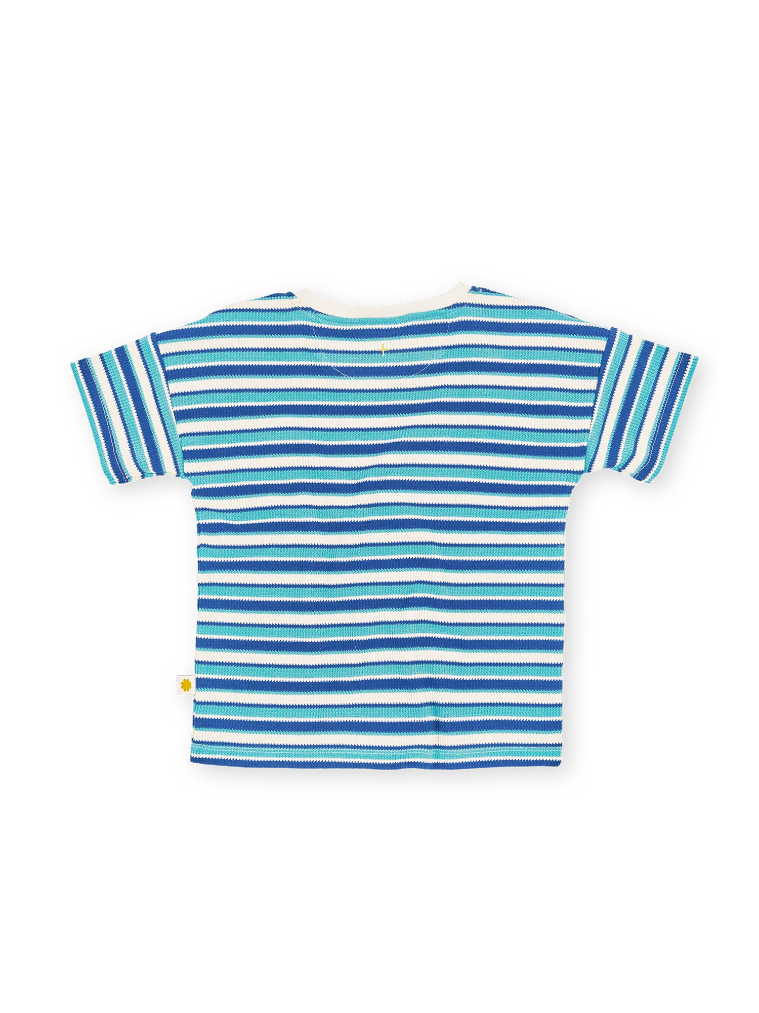 Goldie + Ace - Waffle Stripe T-Shirt (Blue) Goldie + Ace