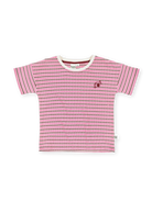 Goldie + Ace - Waffle Stripe T-Shirt (Pink) Goldie + Ace
