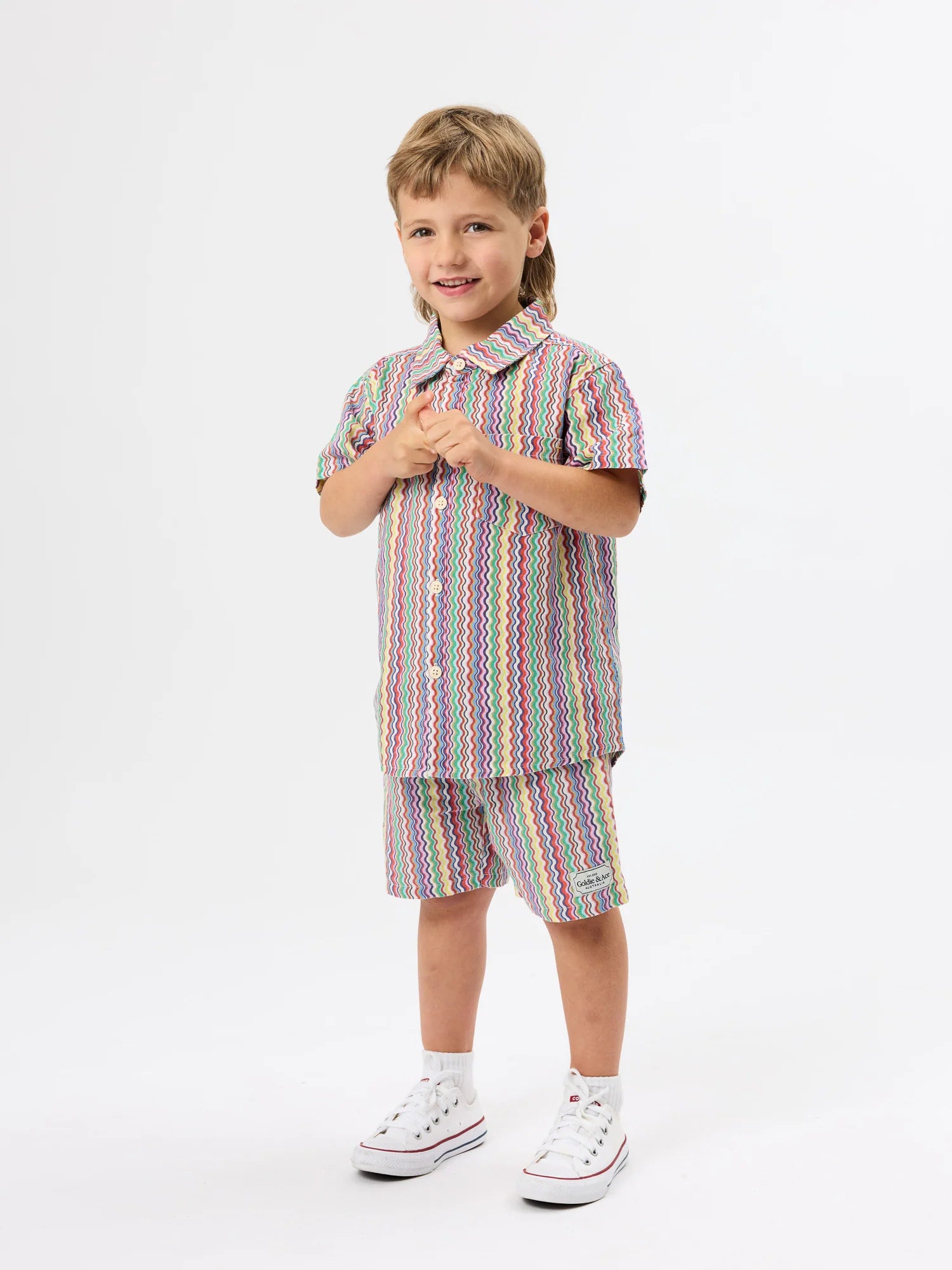Goldie + Ace - Ric Rac Holiday Shirt Goldie + Ace