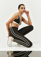 P.E Nation - Clarity Full Length Legging (Coffee/Whisper White) P.E Nation