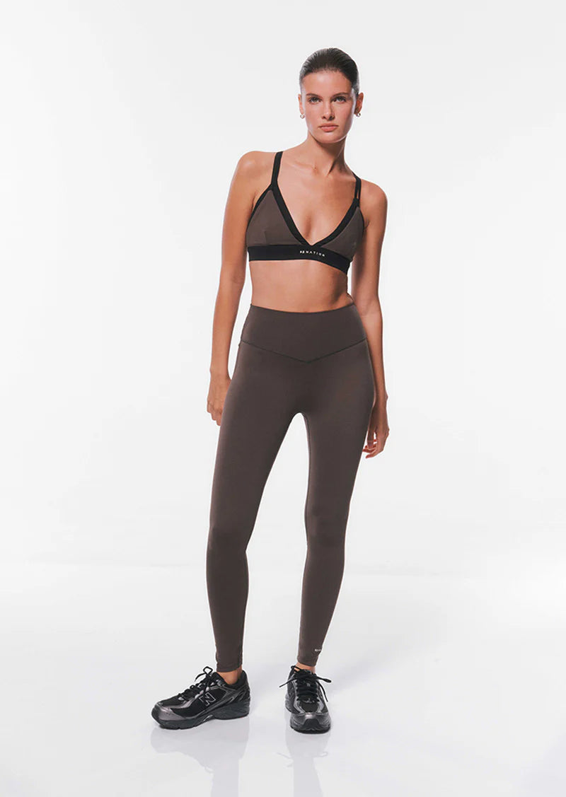 P.E Nation - Signature Full Length Legging (Dark Olive) P.E Nation