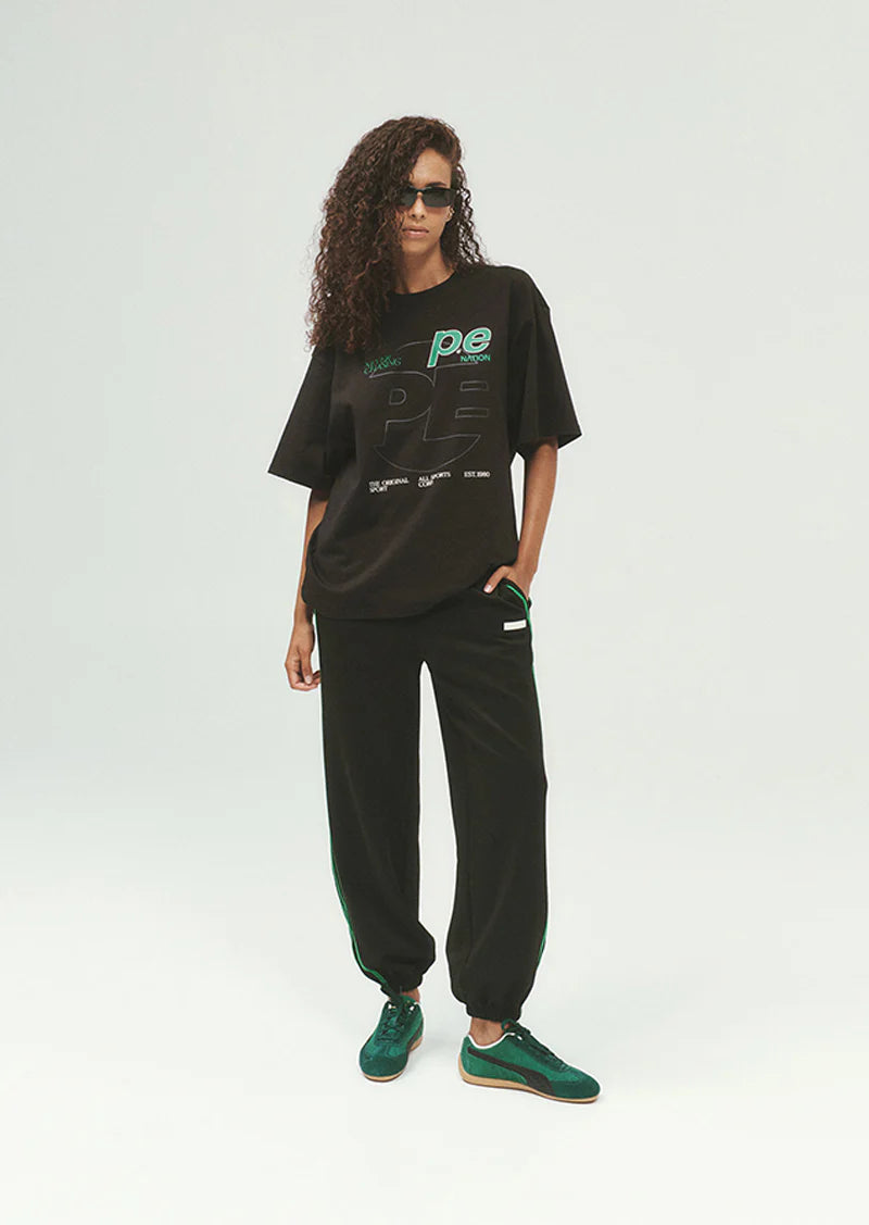 P.E Nation - Current Oversized Tee (Black) P.E Nation