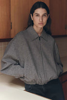 Assembly Label - Solana Wool Coat (Brown Black Chck) Assembly Label