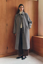 Assembly Label - Solana Wool Coat (Brown & Black Check) Assembly Label