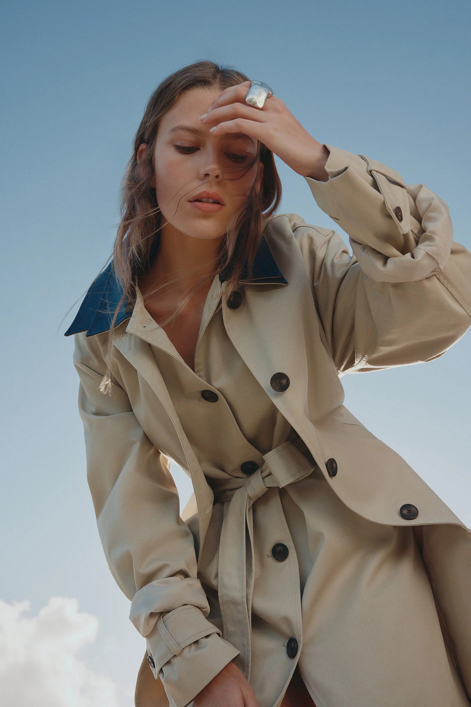 Nude Lucy - Vanita Car Coat (Fawn) Nude Lucy