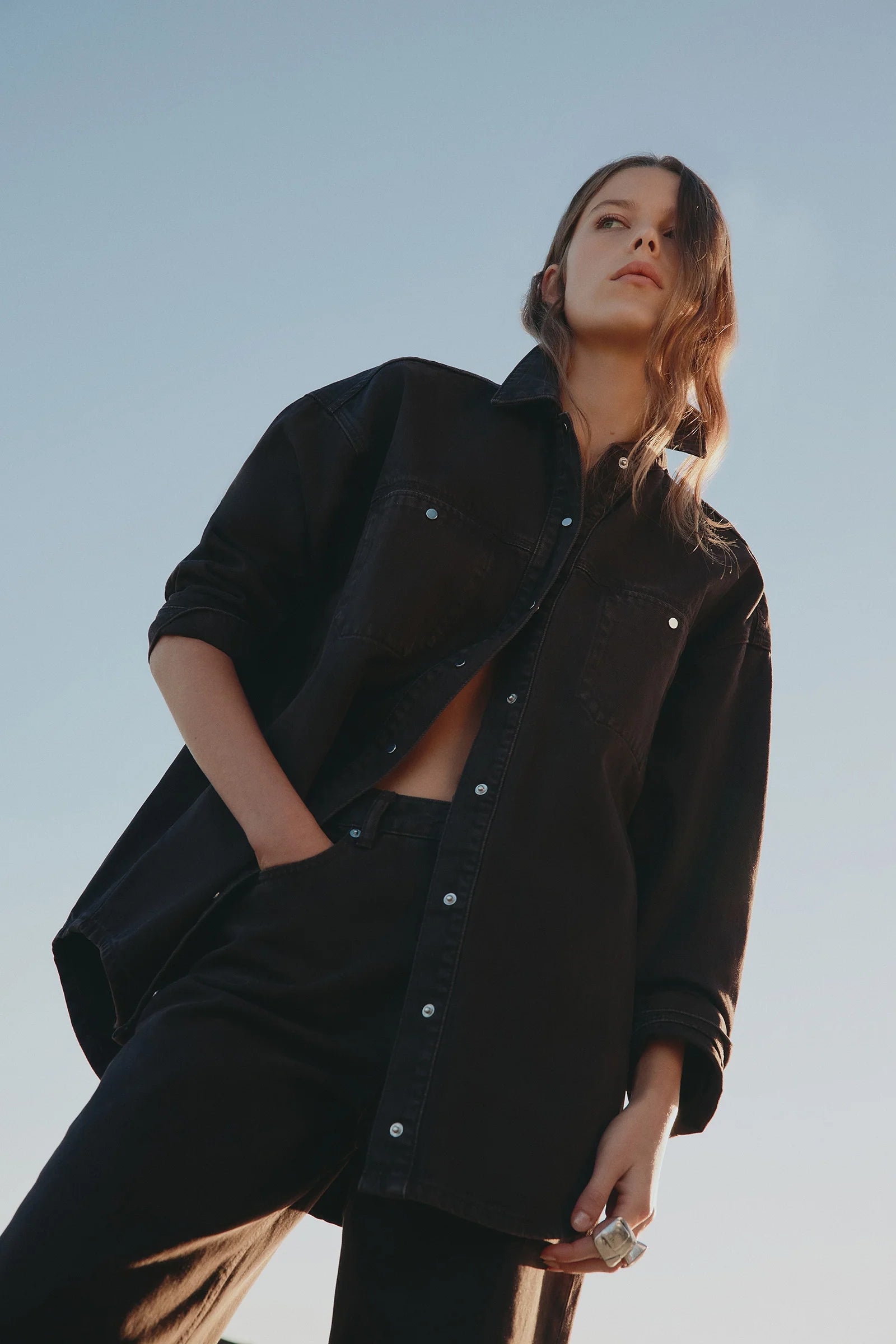 Nude lucy - Brax Denim Jacket (Espresso) Nude Lucy