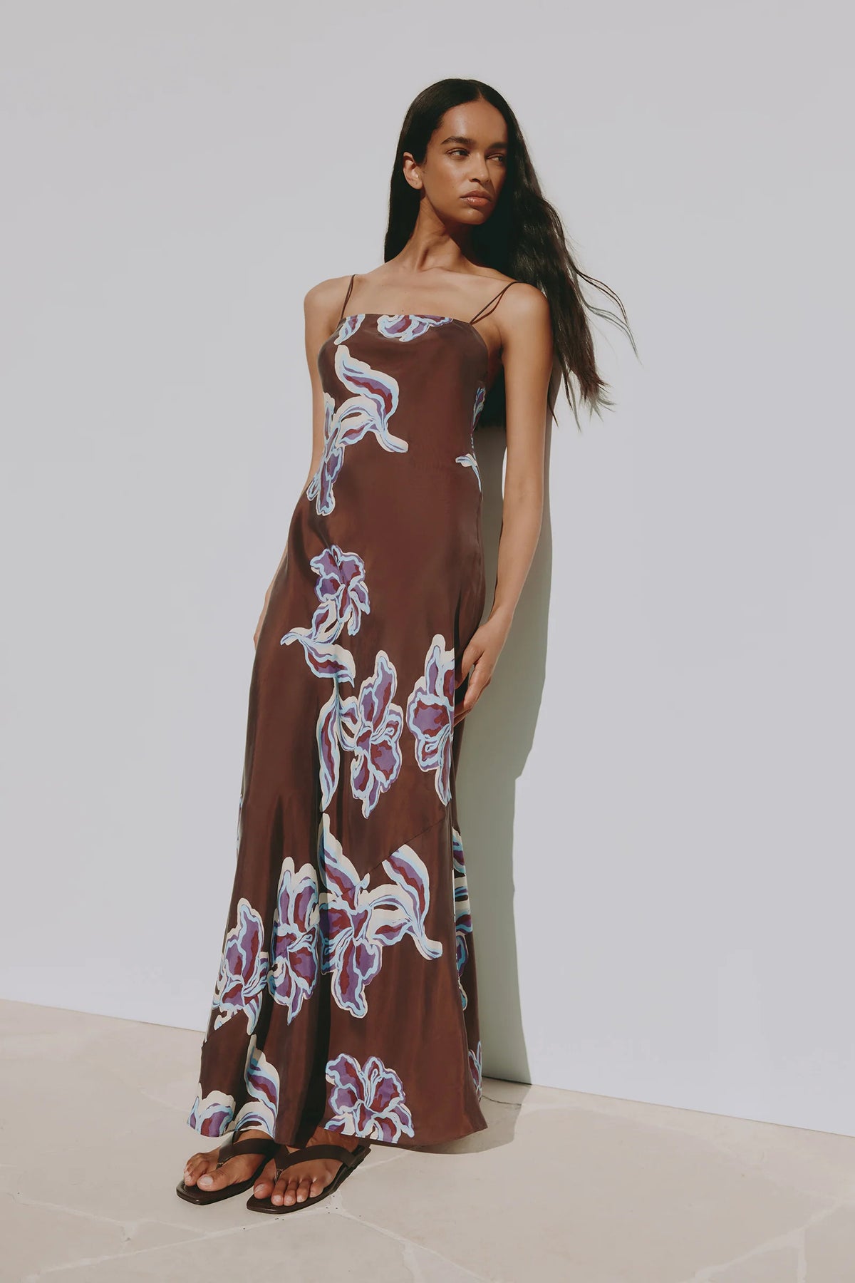 Nude Lucy - Azalea Cupro Slip Dress Nude Lucy