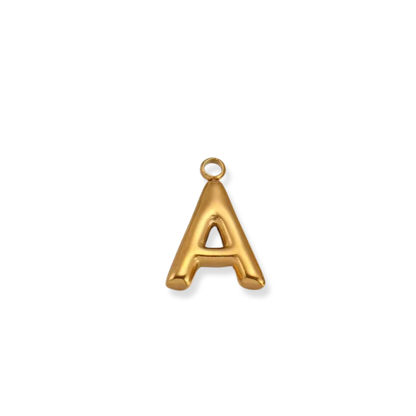 Bubble Letters (Gold) Dear Blackbird Boutique