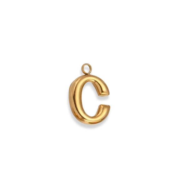 Bubble Letters (Gold) Dear Blackbird Boutique