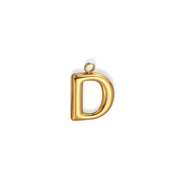 Bubble Letters (Gold) Dear Blackbird Boutique