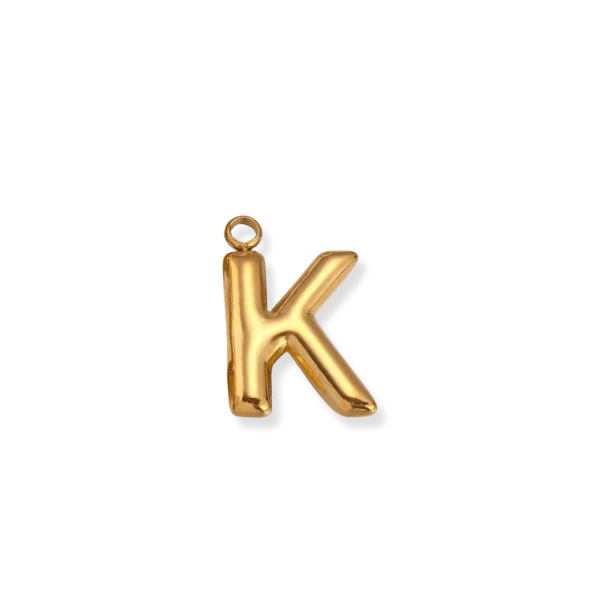 Bubble Letters (Gold) Dear Blackbird Boutique