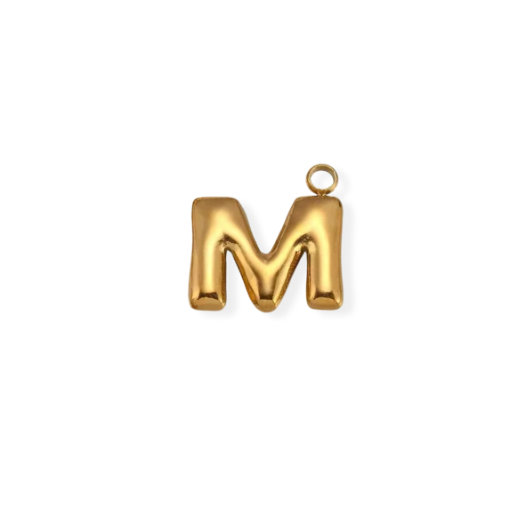 Bubble Letters (Gold) Dear Blackbird Boutique