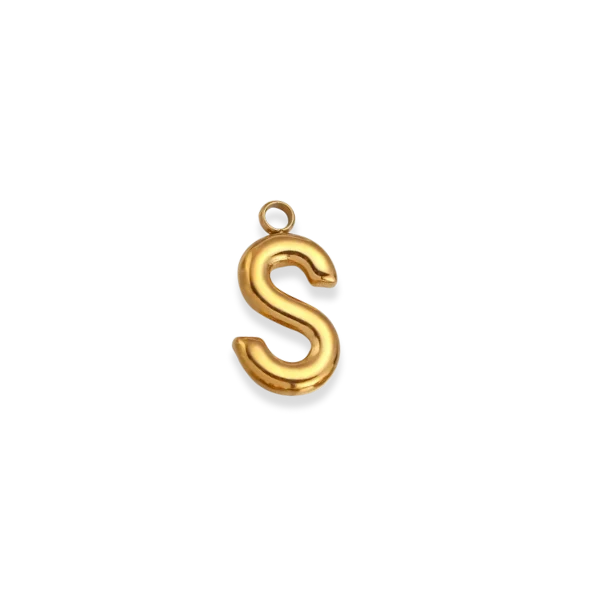 Bubble Letters (Gold) Dear Blackbird Boutique