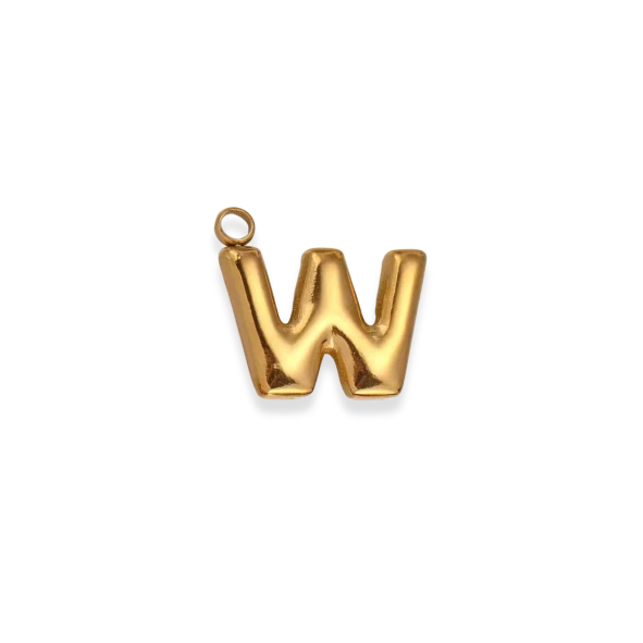 Bubble Letters (Gold) Dear Blackbird Boutique
