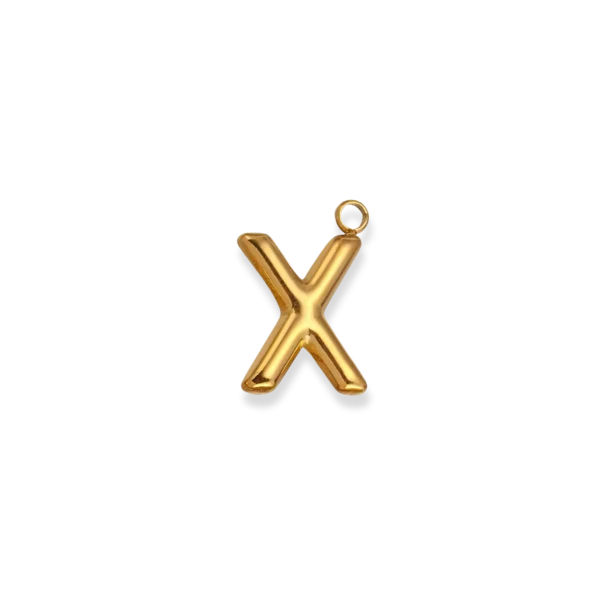 Bubble Letters (Gold) Dear Blackbird Boutique