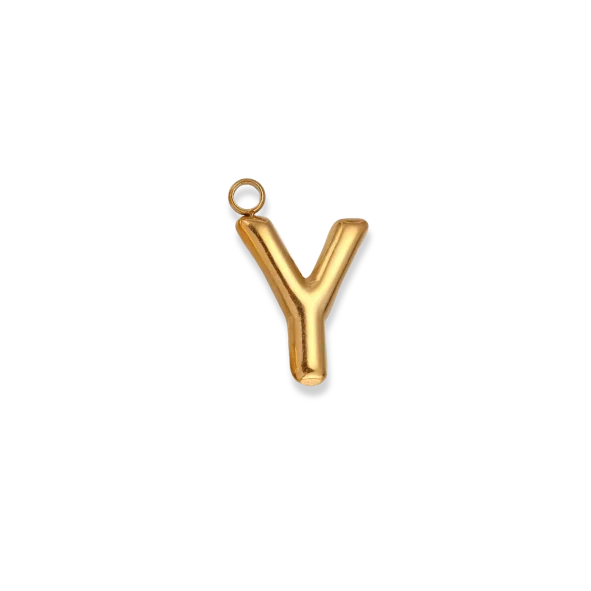 Bubble Letters (Gold) Dear Blackbird Boutique